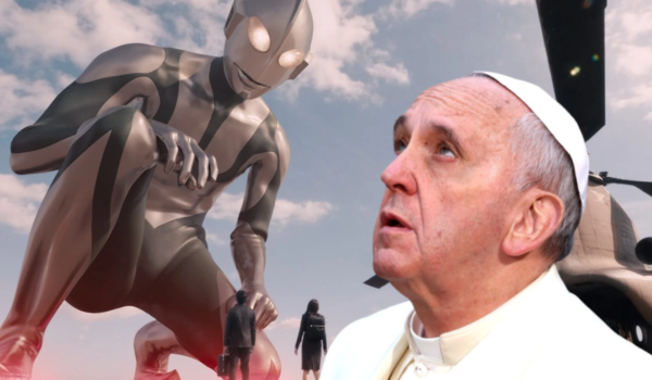 April Fools 2023: Tsuburaya Gifts Shin Ultraman To The Pope – The